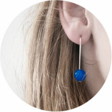 Qtz clapper oorringen